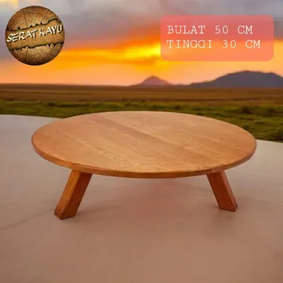 Meja Lesehan Bulat Tamu Meja Lesehan Kayu Meja Tamu Meja SantaiMeja Kopi / Coffe Table