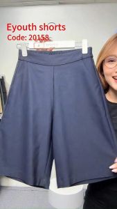 Eyouth 20158  Women Urban Chic Bermuda | high waist basic casual knee length ladies short pants