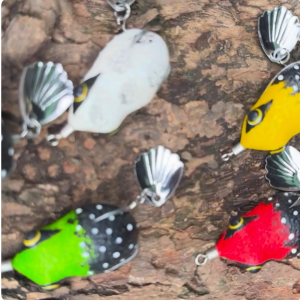 Nhái hơi Luka lưỡi độ chì đúc thủ công 7g10g&13g 3.7cm