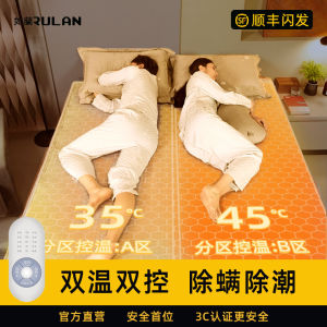 Electric Blanket Genuine Goods Official Flagship Store Single Electric Blanket Double Heating Blanket Temperature Control For Home Electric Blanket Sub-Security