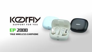 [Penjual Tempatan] Koorfly Open Ear Earphone EP2000 Tws Earbuds OWS Bluetooth 5.4 Wireless Earphones With ENC IPX5 Waterproof 7Hrs Playtimes Audio Mic