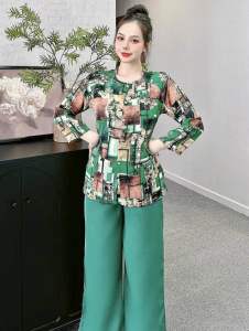 Bộ bà ba cổ tròn thiết kế mẫu hoa văn đẹp xinh  bộ lụa maingo mềm mịn không nhăn size 40/55 kí  bộ lam đi chùa shop Ngocngastore