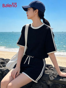 BALENO | Black Loose Outdoor Womens Outfit Set