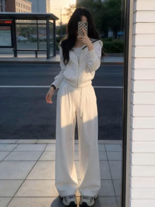 LIRUSHAN | Trendy Spring Premium White Sport Suit