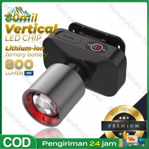 Senter Kepala Cahaya Maksimal Plus RechargePro dengan USB-C 60W Fokus & Penyebaran Zoom