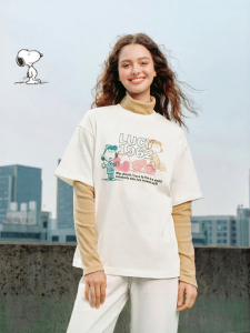 Semir | Áo Thun In Hình Dài Trung Bình Cotton Thu 2024