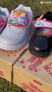 รองเท้าอนุบาลหญิง adda เจ้าหญิงซินเดอเรลล่า รุ่น 41C20 ดำ 41G99สีขาว 💡มีไฟ💡