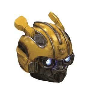 Transformers Bumblebee Head Loa Bluetooth Đèn LED Kép Tai Nghe Không Dây Âm Trầm Nặng Có Hỗ Trợ Đài FM Thẻ Nhớ