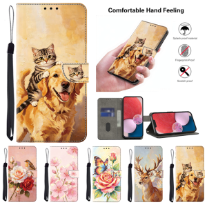 3D Magnetic Flip Leather Cover Wallet Case For Redmi Note 15 14 14S 13 12 11 10 10A 10C 9 9S 8 8T Pro Plus Lite 4G/5G