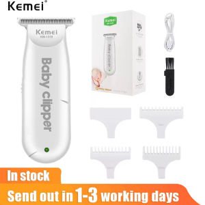 Kemei Electric Baby Hair Clipper Portable Mini Childrens Hair Clipper Low Noise Hair Clipper Rechargeable Shaver Silent