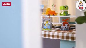 ĐỒ CHƠI LẮP RÁP KIỂU LEGO KHỦNG LONG HỘP BÚT / KHUNG HÌNH / GIÁ ĐỠ / KỆ SÁCH / HEO ĐẤT JAKI ĐỒ CHƠI GIÁO DỤC