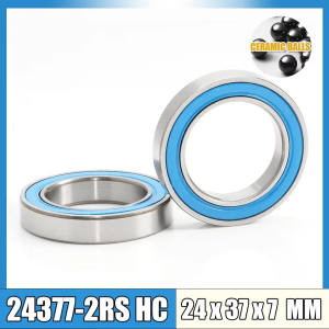 1PC 24377 Hybrid Ceramic Bearing 24*37*7 mm Si3N4 Balls Bike Bicycle Hub Bottom Bracket 24377RS 24377-2RS MR24377 H7 2RS