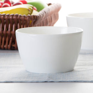 Pure White Bone China Bowl Korean Style Dishes Soup Bowl Noodle Bowl Rice Bowl Salad Bowl Dessert Bowl Dining Utensils