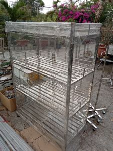 Kệ 4 tầng hộp.Inox 304 dày dặnkích thước 50x100cm.