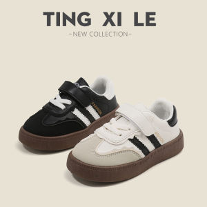 รองเท้าเด็กแบบสวมลำลองสำหรับฤดูใบไม้ผลิปี 2024 รองเท้าผ้าใบแบบสวมสำหรับเด็กชายและเด็กหญิง รองเท้าเด็กแบบสวมสไตล์ย้อนยุค รองเท้าเด็กสำหรับเด็กวัย 7-12 ปี