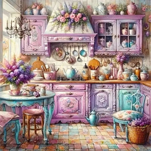 Paper Jigsaw Puzzle 500/1024 Pieces Landscape House Scenery DIY Craft Hobby Brain Teaser Stress Relief Home Wall Decor Gift