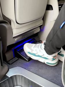 ZLWR DENZA D9 แผ่นป้องกันการเตะด้านหลังที่นั่งทำจากสแตนเลส ทนต่อการขีดข่วนและทนต่อการสึกหรอ อุปกรณ์เสริมแผ่นป้องกันพิเศษที่ได้รับการดัดแปลง แผ่นป้องกันการเตะด้านหลังสำหรับผู้ขับขี่และผู้โดยสาร