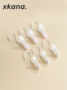 Stable No-Slip Sakura Plastic Clothespins Windproof Durable Blanket Clips Specialized Clothing Drying Clips by Xkana