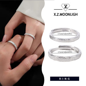 X.z. MOONLIGH Star River แหวนคู่รักไอเดียของขวัญเครื่องประดับกาแล็กซีโรแมนติกสำหรับคู่รัก