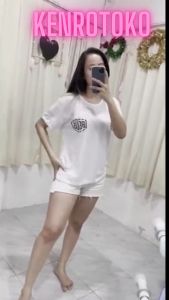 Kaos Atasan Wanita Lengan Pendek Korea Deus Baju Perempuan Murah Tumblr TSHirt Karakter Konveksi