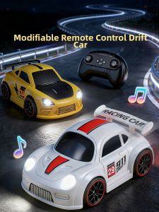 QIMINGXING | Remote Control Four-Wheel Drive Mini Intelligent Induction Following Drift Toy Car