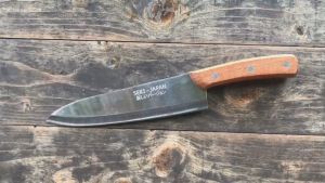SEKI JAPAN - 01 Chiếc Dao Nhà Bếp Cán Gỗ Dày Chắc Bền Đẹp Chính Gốc Nhật
