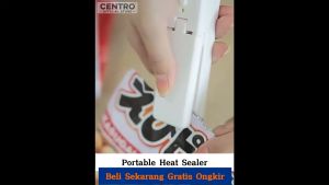 Alat Press Perekat Plastik Berkualitas Awet Portable | Mini Hand Heat Sealer Kemasan Tempel Plastik Snack Bungkusan USB Rechargeable | Taffhome -  LK-702