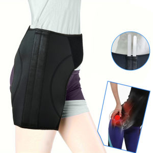 Hip Brace&Sciatica Pain Relief Devices-Sacroiliac BeltCompression Wrap for HamstringJoints Hip Pain-Adjustable Nerve Brace