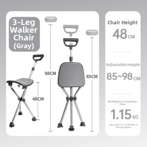 FULANGONG | Anti-slip Anti-fall Walking Stick with Seat