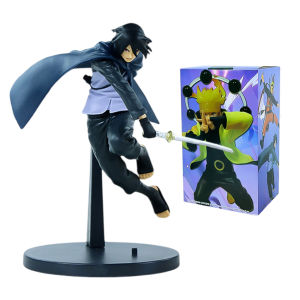 Bandai | 19cm Naruto Figure Uchiha Sasuke/Uzumaki Naruto Figure PVC Action Collectible Model Toys Orochimaru Sasuke Ornament Toy Gifts