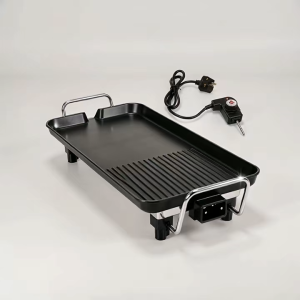 Electric Barbecue Pan Grill Teppanyaki Cook Fry BBQ Oven Hot Pot Kitchen Viral