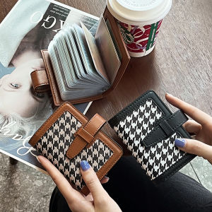 Womens Small High Capacity Anti-Magnetic Driver License Card Holder Elegant Durable PU Leather Functional Mini Wallet