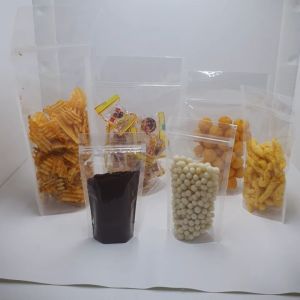 Standing Pouch Kuat & Tebal Zipper Lock Seal Isi 50 Pcs by Royal PP / Plastik Klip / Plastik Snack/ Plastik Kopi / Plastik Bungkus Makanan/ Oleh-oleh Kacang Permen dll