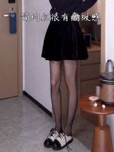 Váy Ngắn Nhung Chữ a Cạp Cao Mùa Thu Đa Năng Cho Nữ Váy Ngắn Mùa Thu Phong Cách Hàn Quốc Váy Ngắn Chữ a