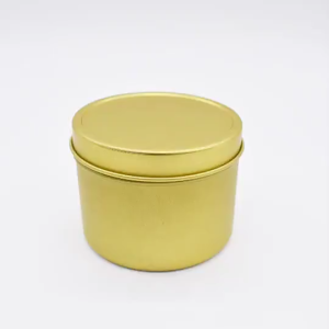 Hot Sale MceHKF DIY Round Candle Jars 4Oz Aluminum Tins With Lids Cosmetic Sample Containers Storage Organizer