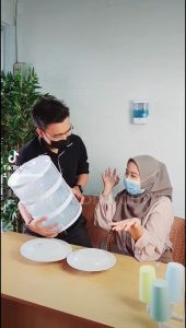 [Diamond] Rak Makanan Susun HIJAU 3 tingkat / Penutup Makanan Susun / Tutup Makanan / Food Cover / Penutup Makanan Insulasi Tahan Panas / Tudung Saji Susun