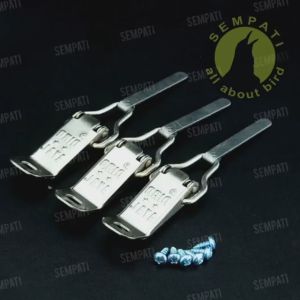 SEMPATI Jepitan Klem Koper Overpal Polos Besi Oriq Jaya Original Plat Jepit Penjepit Tebok Sangkar Kandang Burung Love Bird Murai Branjangan Pleci Dll KLPOJ
