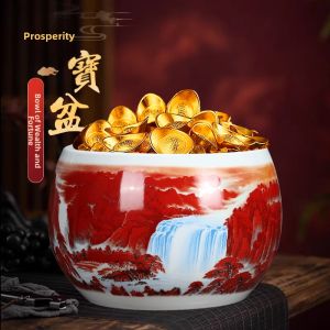 Wealth Attracting Big Ceramic Display Ornament