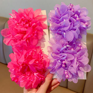 Girls Hair Ties And Hair Accessories Red New Year Ball Headbands Baby Girls Hair Bands Sweet Style Childrens Fashion Accessories