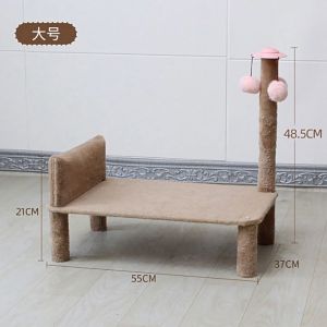 Large Cat Bed Scratcher Post Play Bed With Ball Exerciser at Scratch Play Bed Toy Lepak Kucing Scratcher