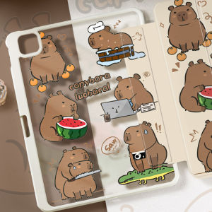 RBP acrylic case for iPad Pro 11 12.9 2020 2021 2022 gen10 Air 4 air 5 10.9 inch cartoon painted smart magnetic Apple tablet gen7 gen8 gen9 10.2 2019 mini6 8.3 with pen slot all inclusive anti-bending cute case