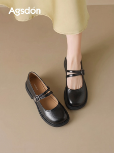 Agsdon | Retro Mary Jane Shoes Summer Versatile Loafers