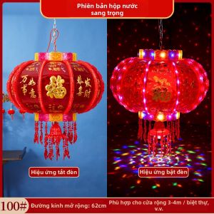 FENGHONGTAO | Đèn Lồng LED Quay Mới Năm cho Việc Dọn Vào