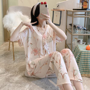 KASIHAN | Summer Lightweight Womens Cotton-blend Sleepwear Set