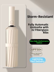 COOLNZKTTEZ | Automatic Sun Protection UV Blocking Umbrella 192 Bones