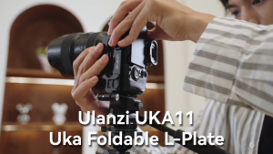 Ulanzi UKA11 Foldable Quick Release L-Plate with Uka Arca-Swiss F38 Dual Mount Horizontal Vertical Portrait Shooting for DSLR Camera