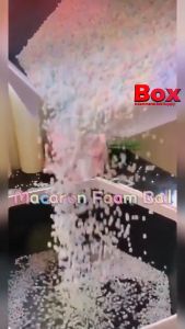(Clearance) 25g Macaron Foam Ball Styrofoam Polystyrene Filler Box Gift Packing Birthday Party Wedding Hiasan Topping