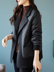 Faux Two-Piece Stylish Suit Jacket