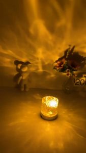 YONUO ปรับแสงไฟได้ โคมไฟคริสตัล ไฟกลางคืน led ไฟกลางคืนห้องนอน โคมไฟตั้งโต๊ะ ไฟข้างเตียง โคมไฟโรแมนติก ไฟติดห้องนอน ของตกแต่งห้อง ของขวั