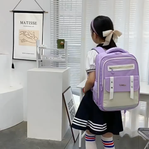 Kids School Bag Children Cute Cartoon Backpack for Kindergarten & Primary Reduce Burden & Protect Spine